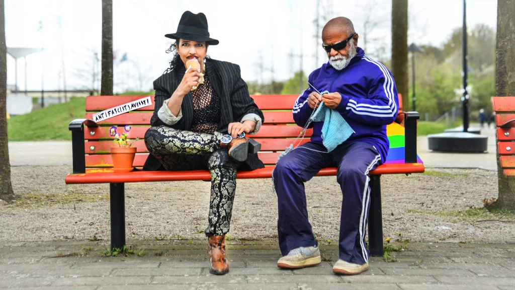 Rajs antifascistiska dansshow talkshow showshow